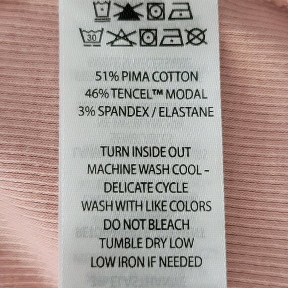 Rachel Zoe Mauve Ribbed High Neck Sleeveless Tank Top Size XL Extra Large - Picture 10 of 10